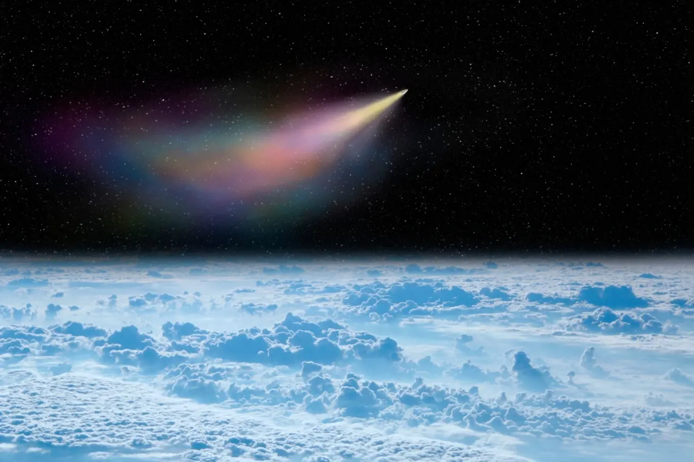 Nově objevená kometa bude viditelná na Zemi.