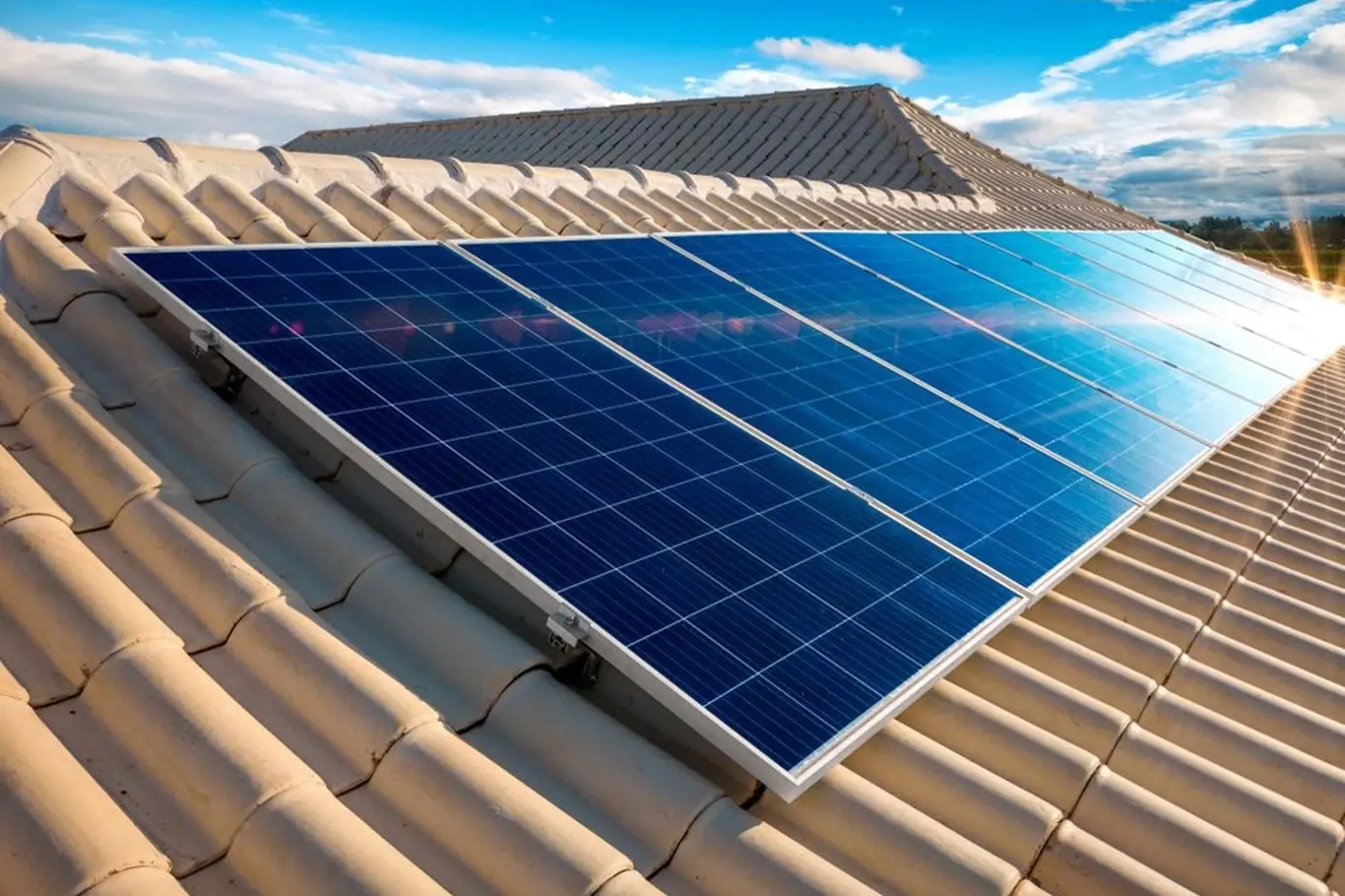Solární panely vyrábějící elektřinu se na střechách objevují stále častěji