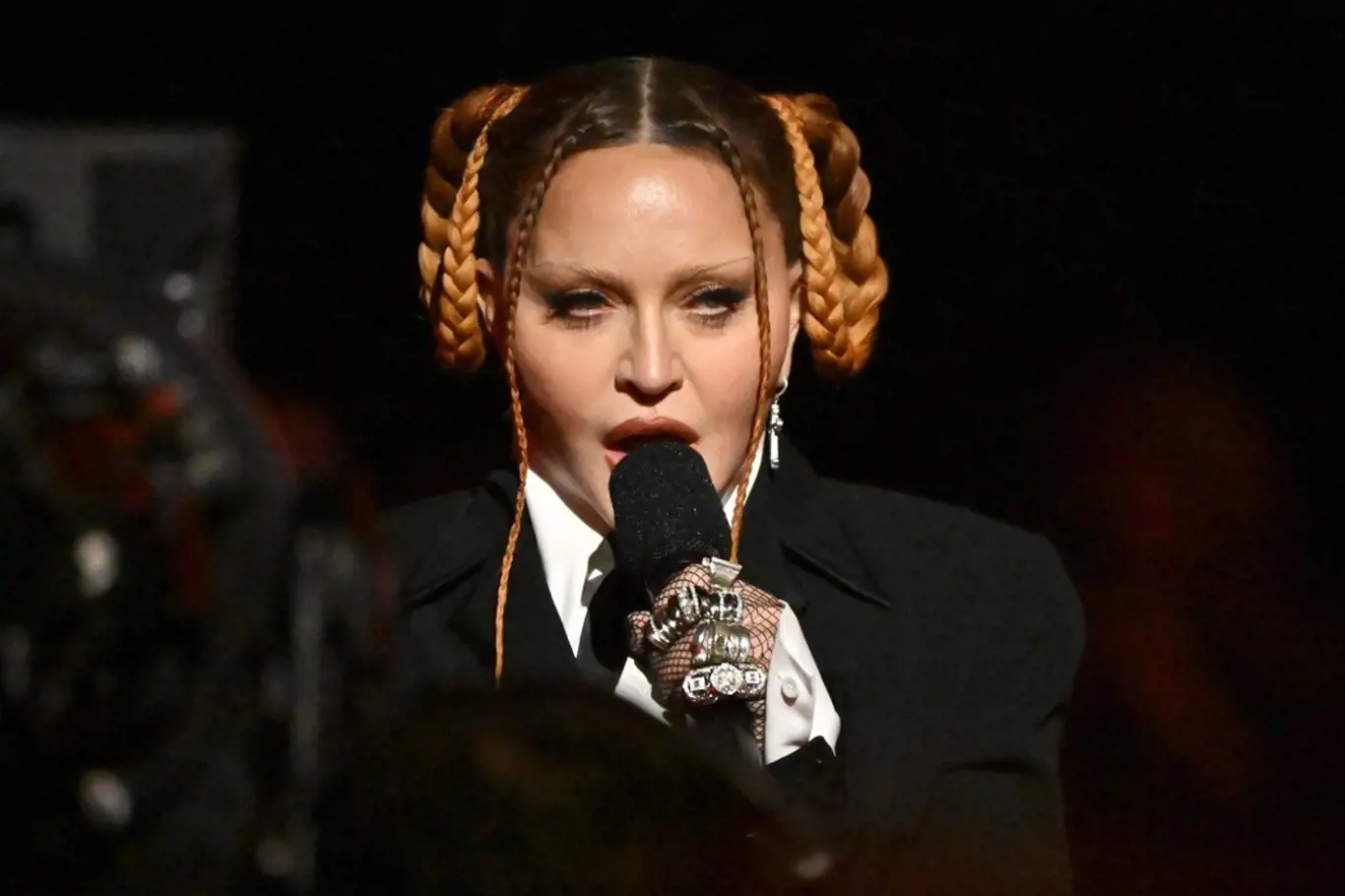 Madonna na Grammy vyděsila svým vzhledem. 