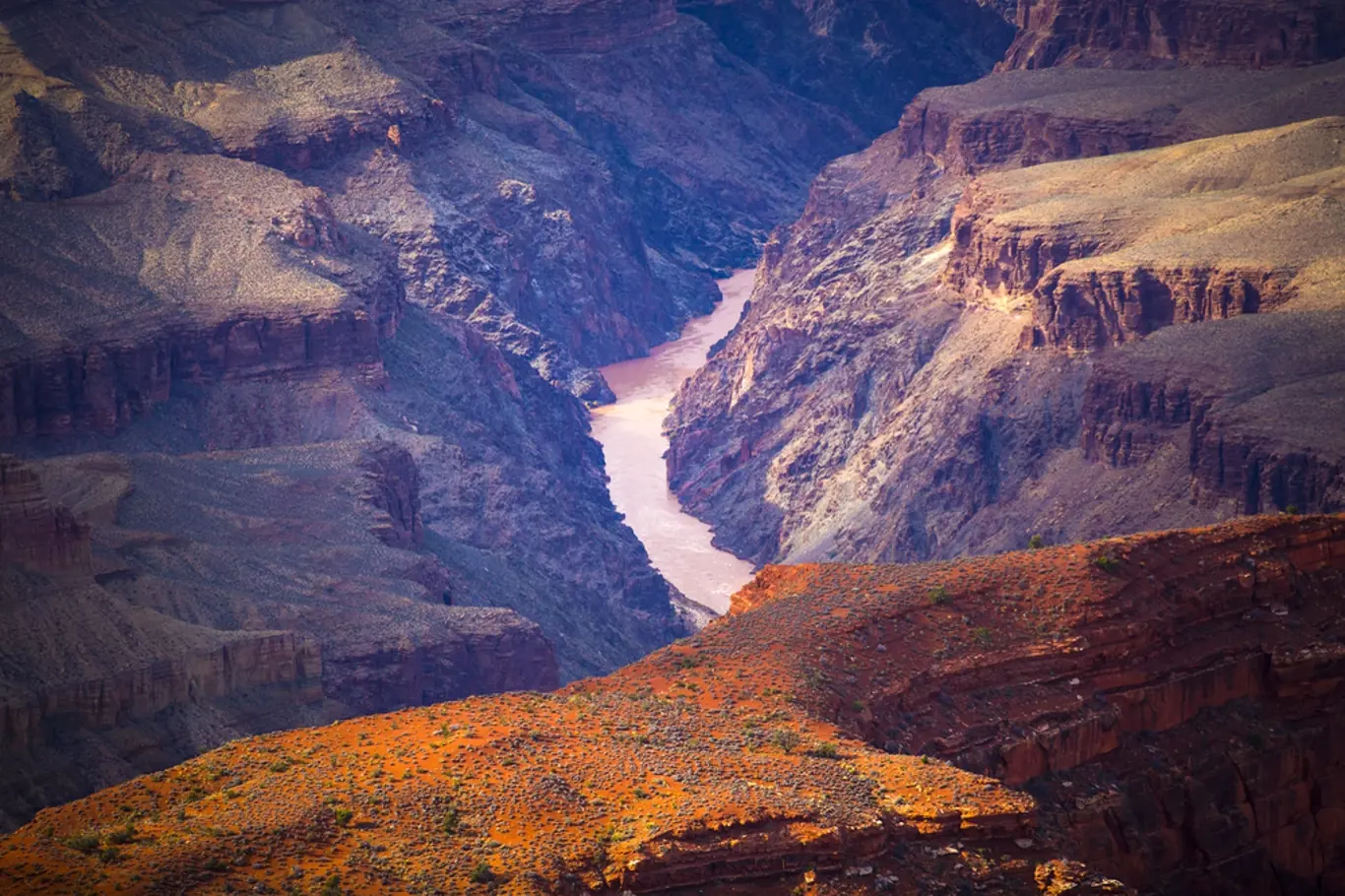 Slavný výhled na Grand Canyon