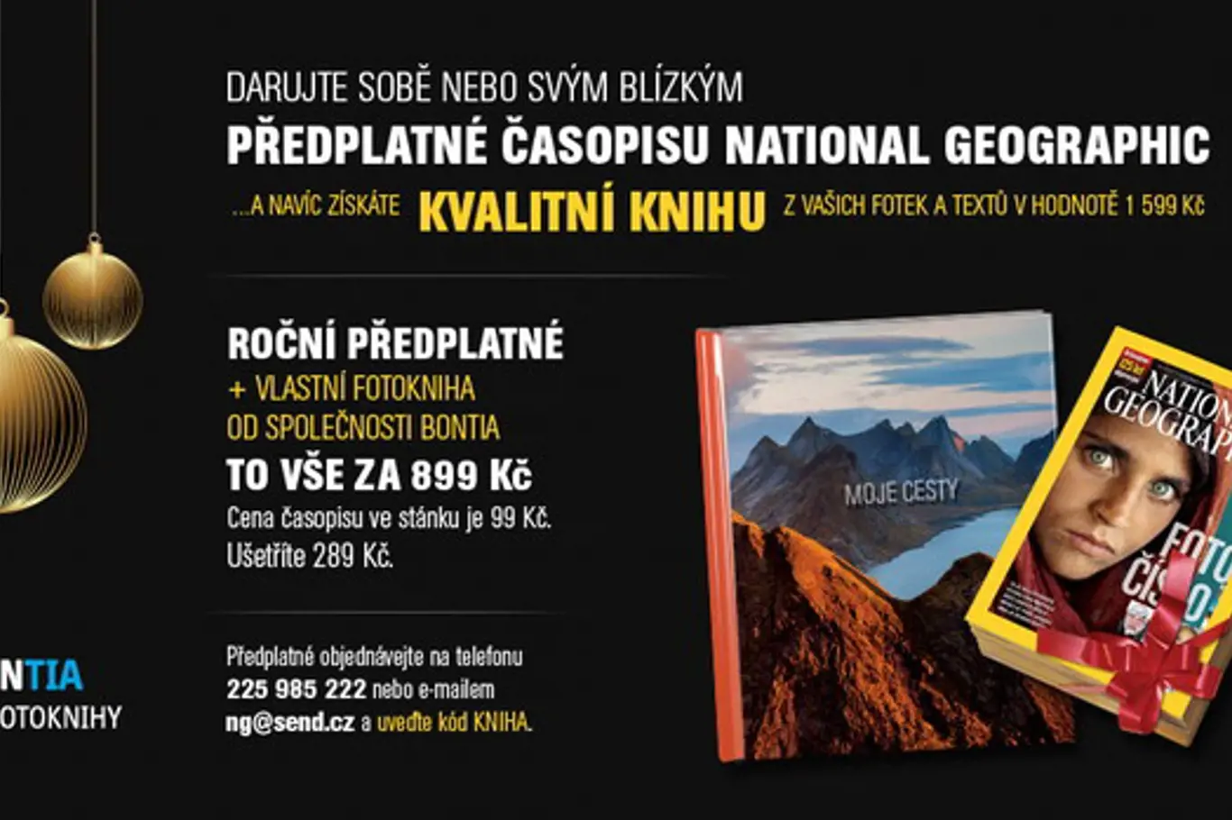 Darujte sobě nebo svým blízkým předplatné časopisu National Geographic