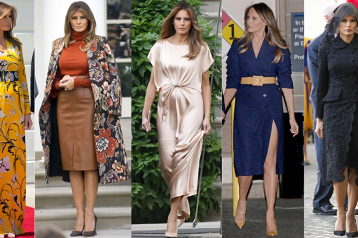 Melanie Trump a její OUTFITY ROKU 2017: Proč se jí nedaří udávat styl jako skromné Kate?