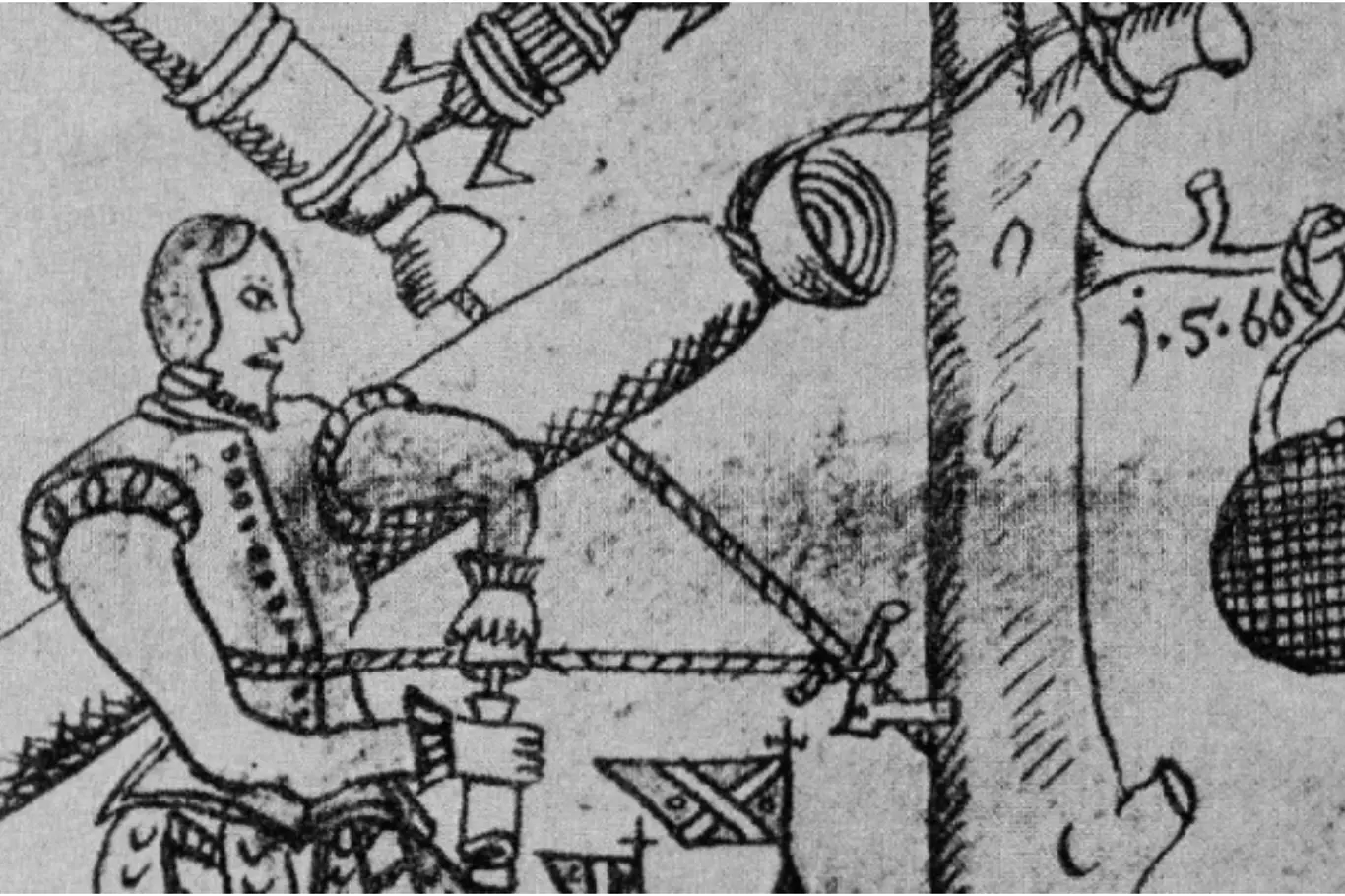 Detail rukopisu ze Sibiu