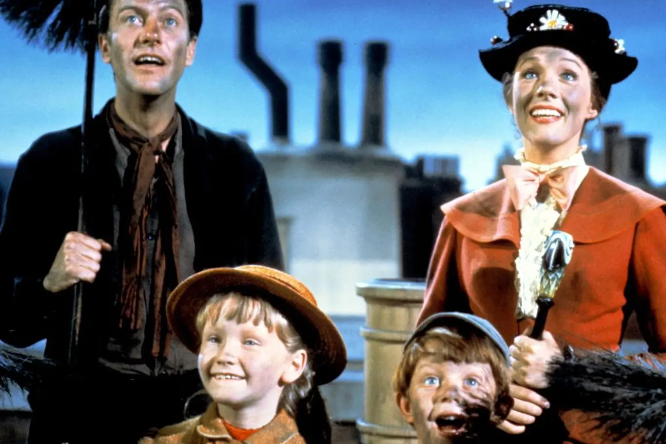 <p>Kouzelná guvernantka Mary Poppins (Julie Andrewsová) umí čarovat a dokáže různé neuvěřitelné věci