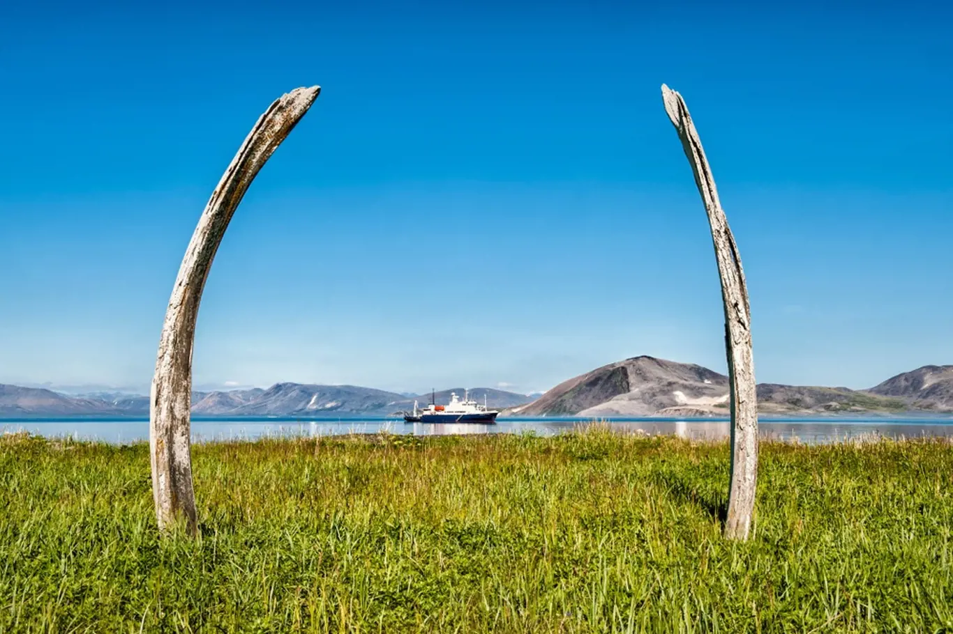 Velrybí alej na ostrově Yttygran
