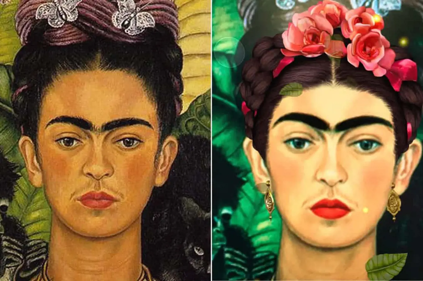 Upravený portrét Fridy Kahlové, použitý pro loňský Mezinárodní den žen, čelil kritice kvůli nadměrnému zesvětlení pleti a symetrickému zarovnání tváře