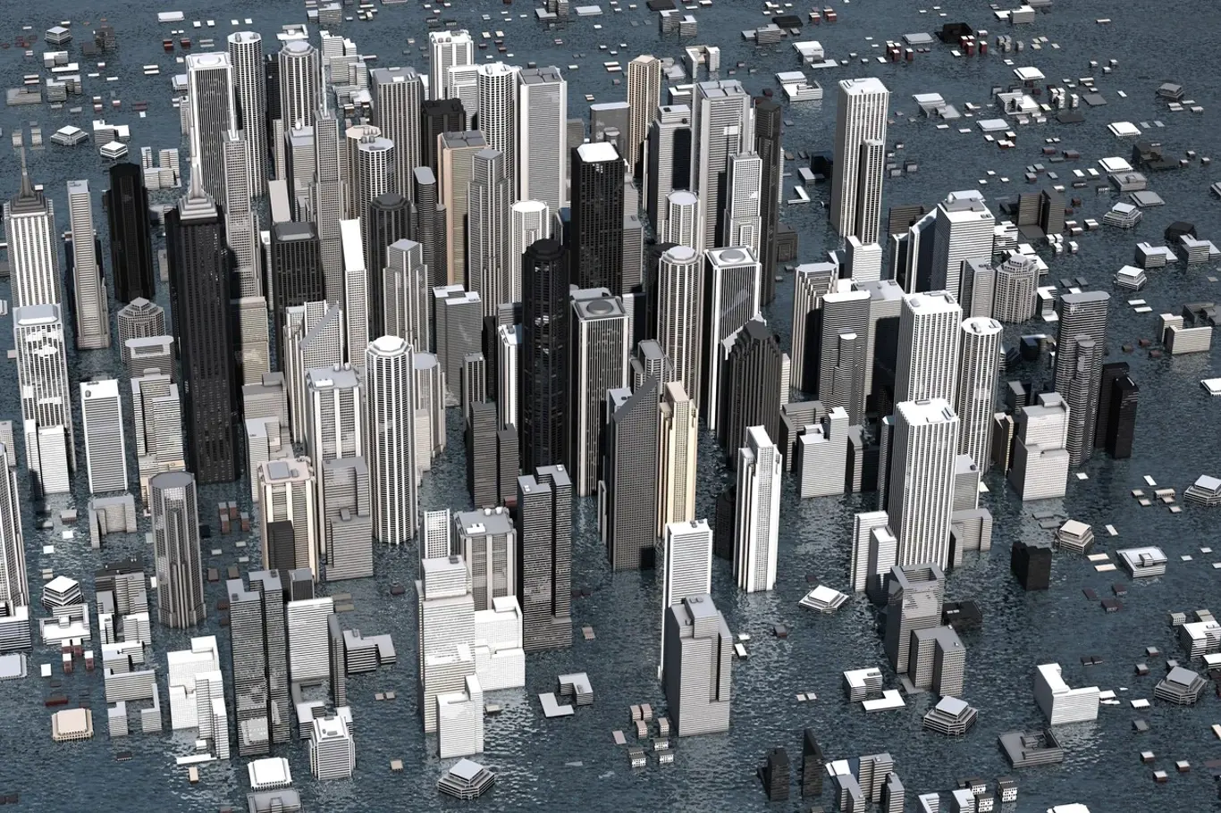Mezi města ohrožená zvyšující se hladinou moří patří také New York.