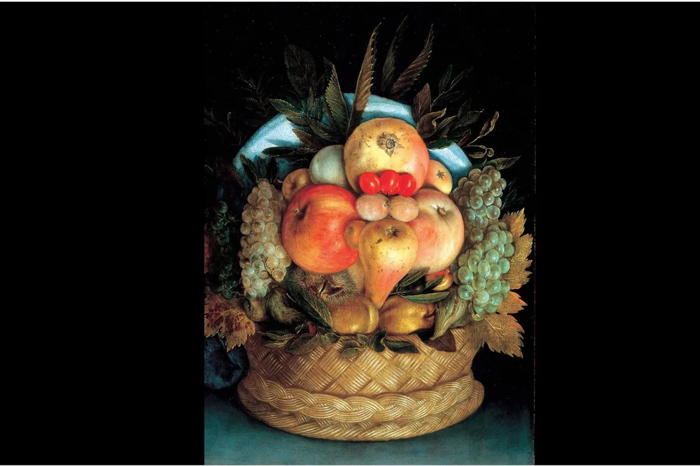 Giuseppe Arcimboldo - Košík s ovocem