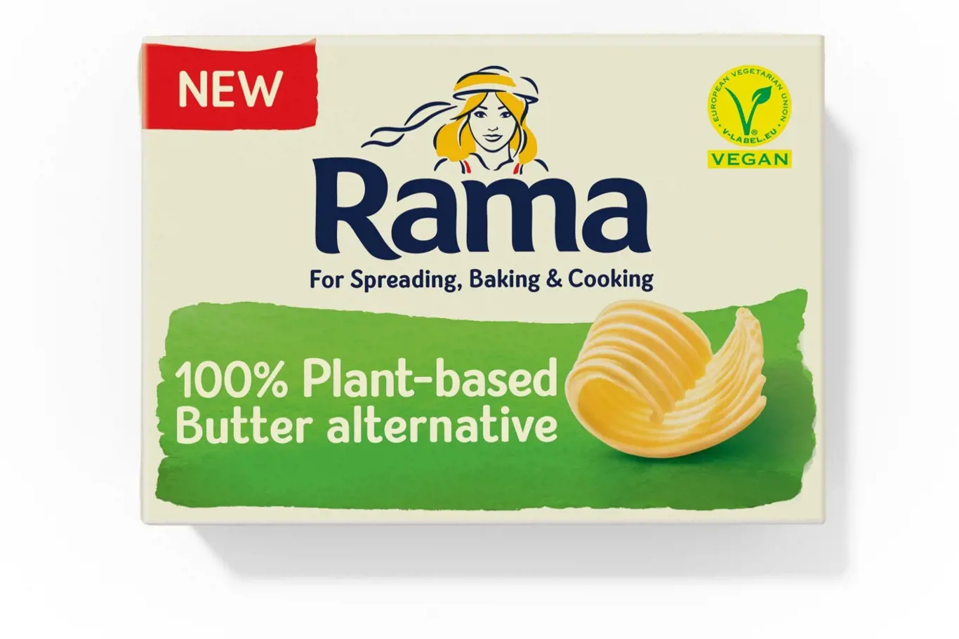 Rama 100% rostlinná alternativa másla