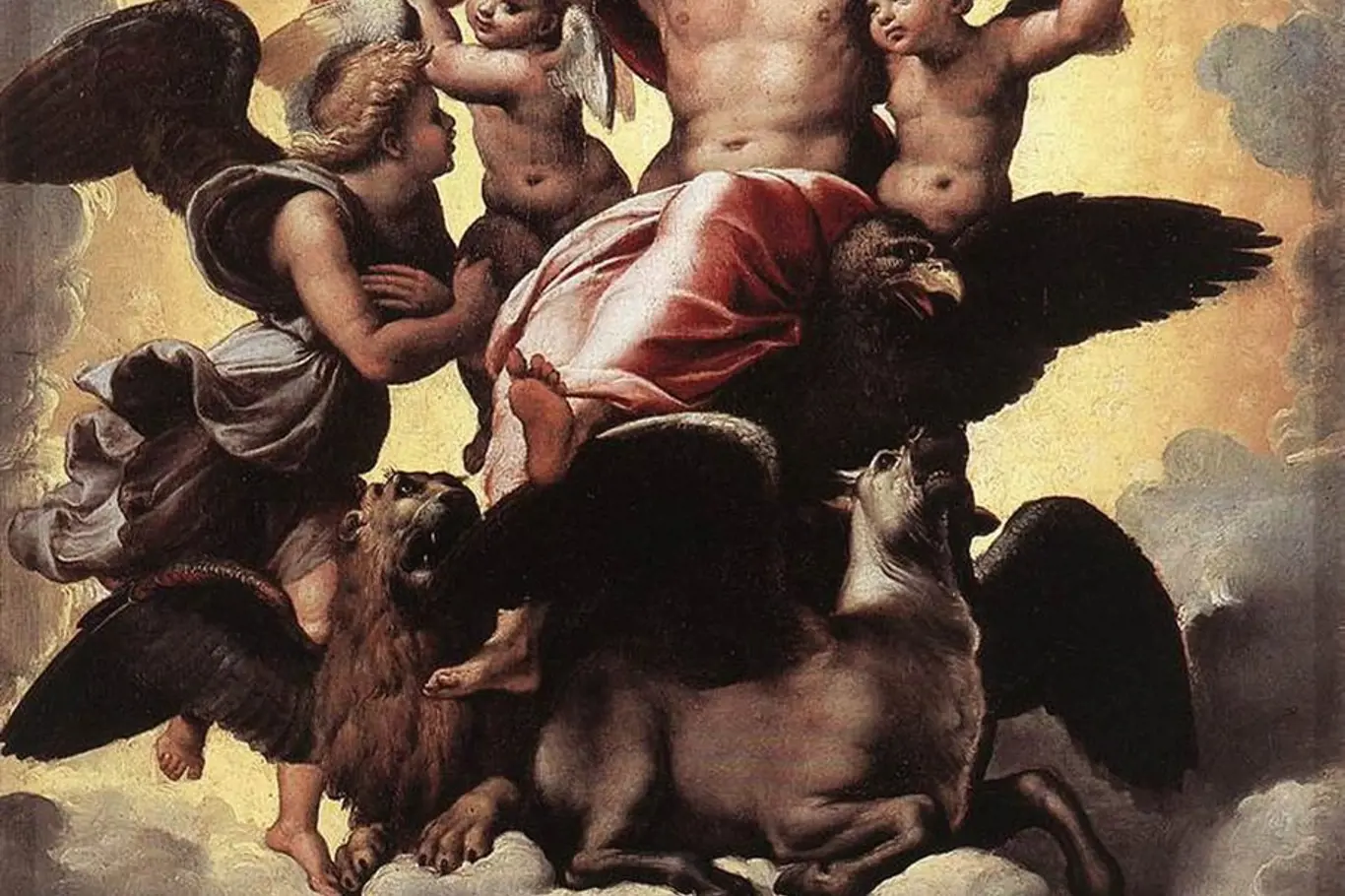 Raffaello Sanzio Da Urbino - Raphael - Ezekiel 1518