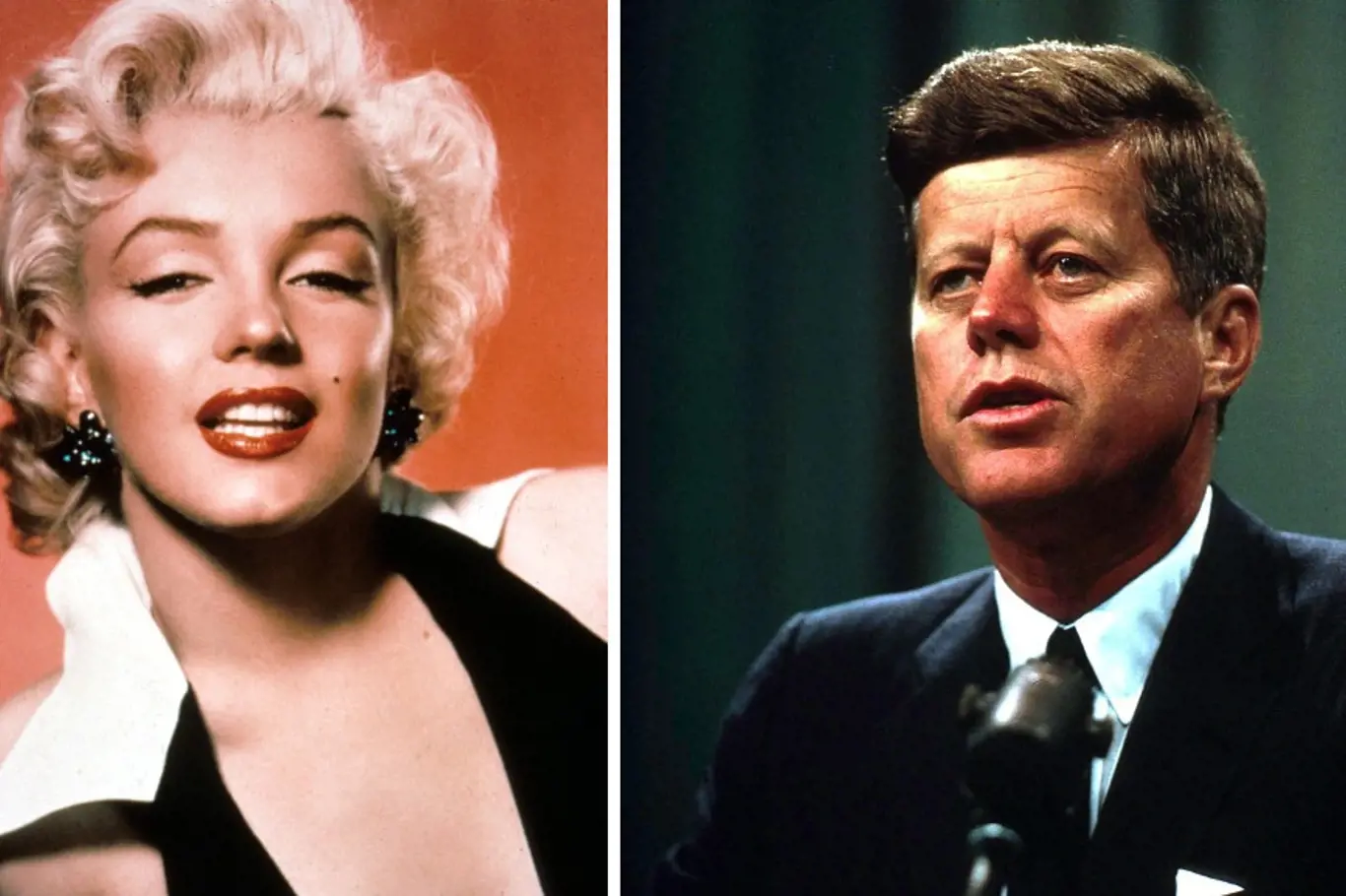 Marilyn Monroe a J.F. Kennedy