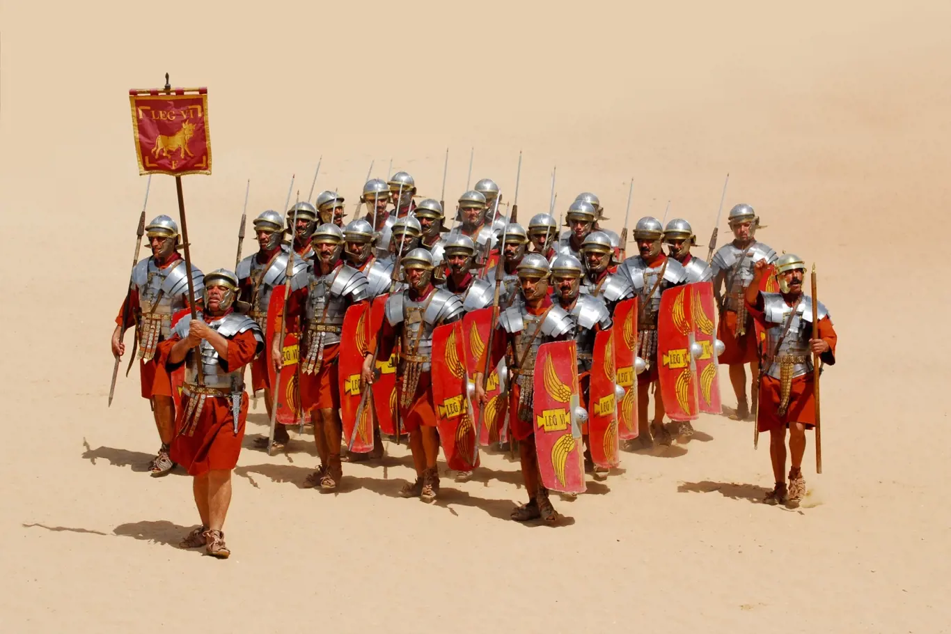 Římští legionáři.