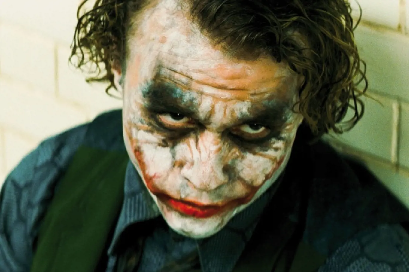 Heath Ledger jako Joker.