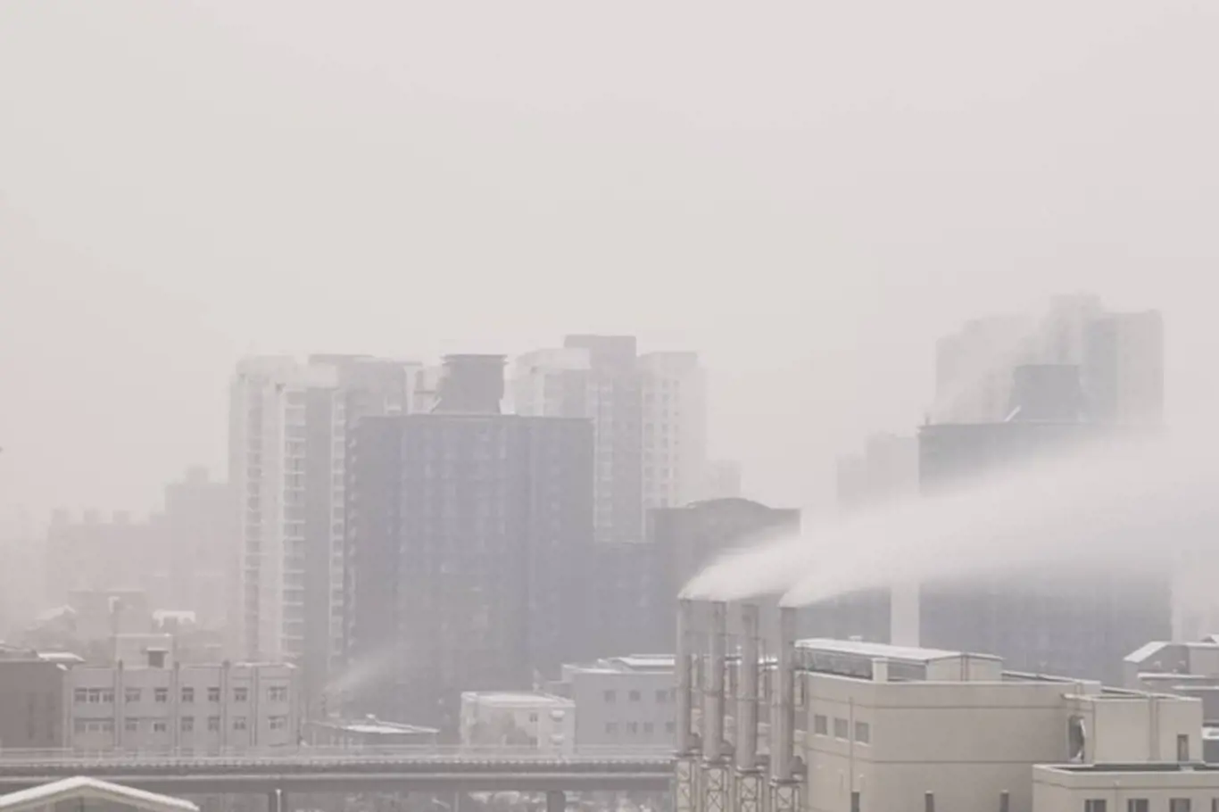 Smog ve městě