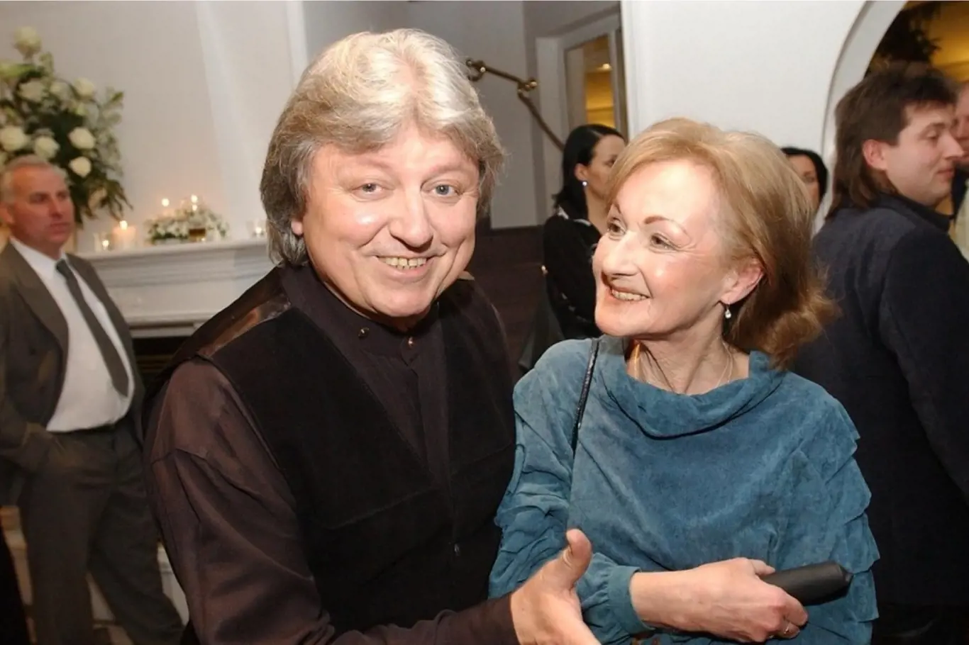 Václav Neckář s manželkou, která zemřela