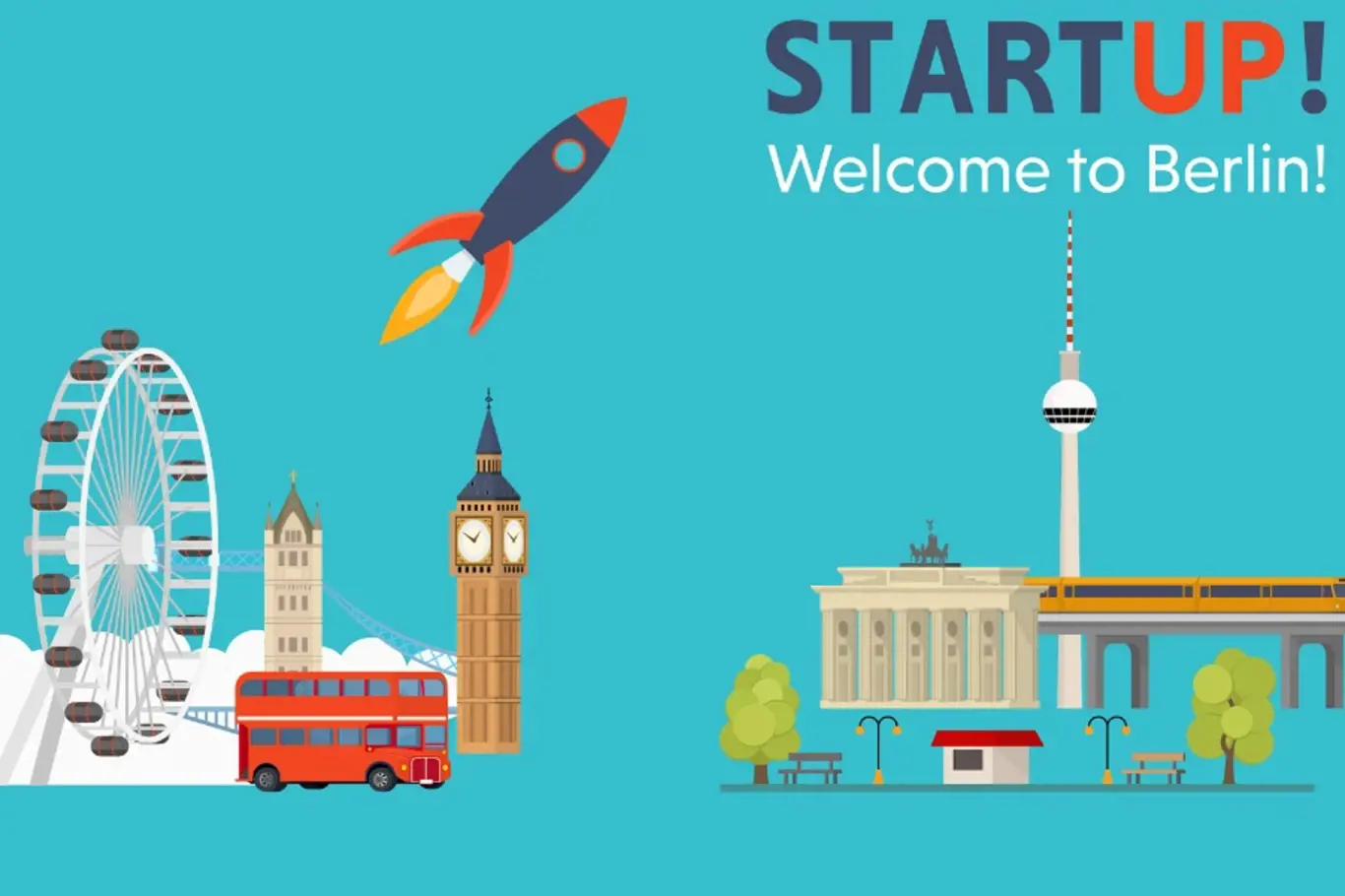 Berlín, top destinace evropských startupů. 