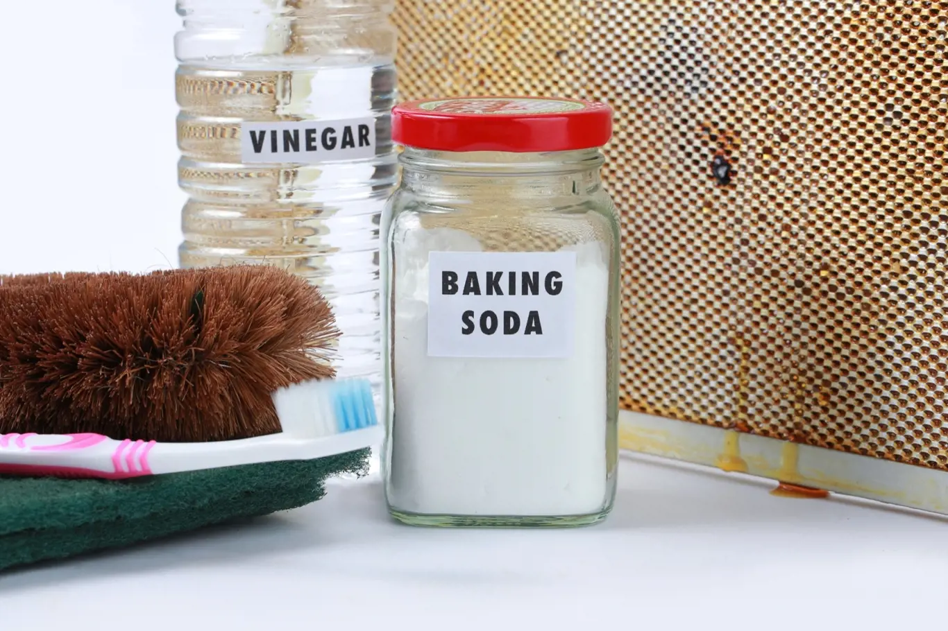Jak použít prášek do pečení na mastnotu v kuchyni?