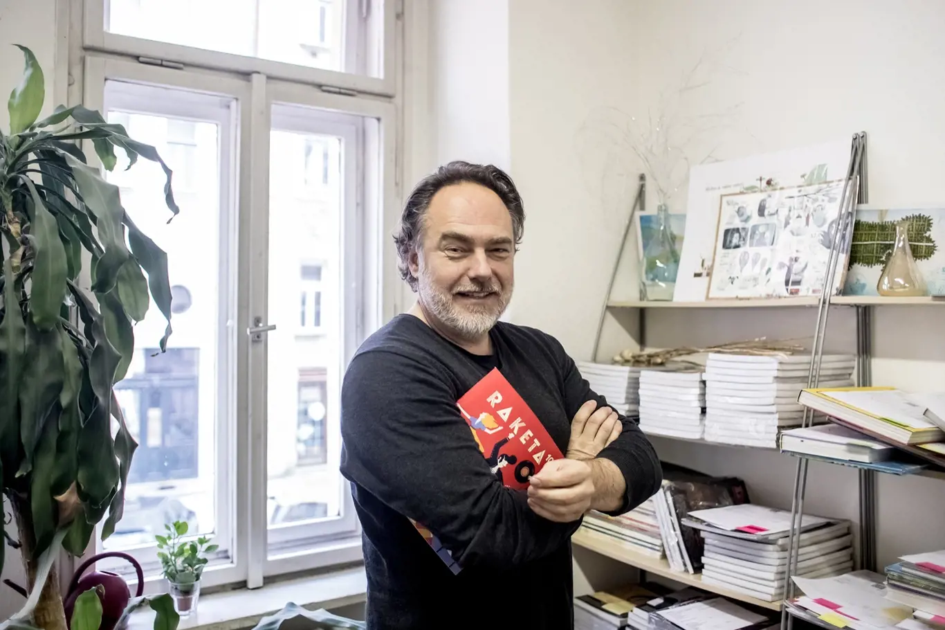 Joachim Dvořák z nakladatelství Labyrint a redakce Rakety poskytl 12. prosince v Praze rozhovor Deníku.