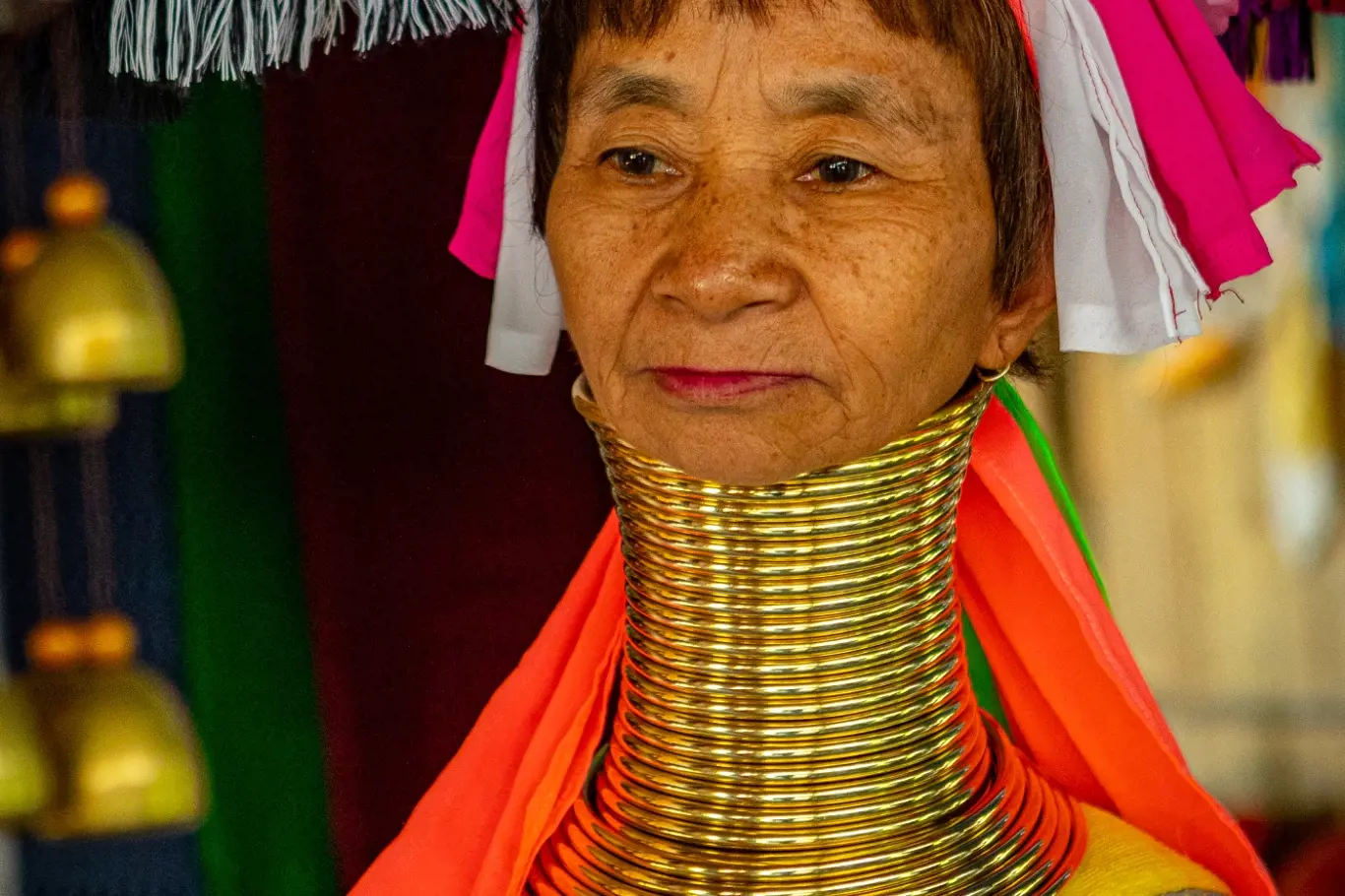 Dlouhokrké ženy kmene Padaung
