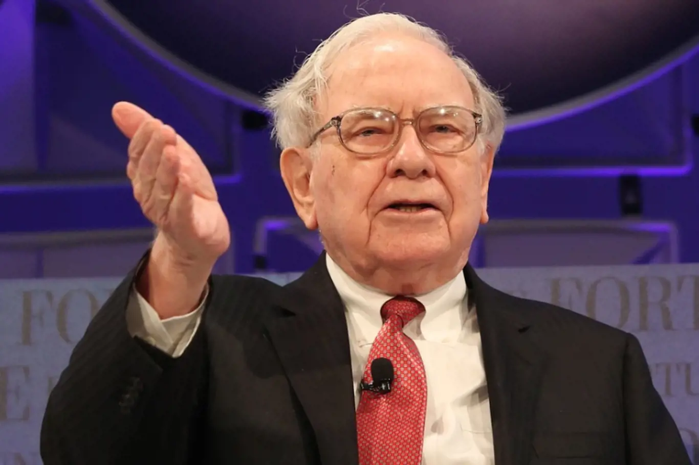 Warren Buffett v roce 2014. 