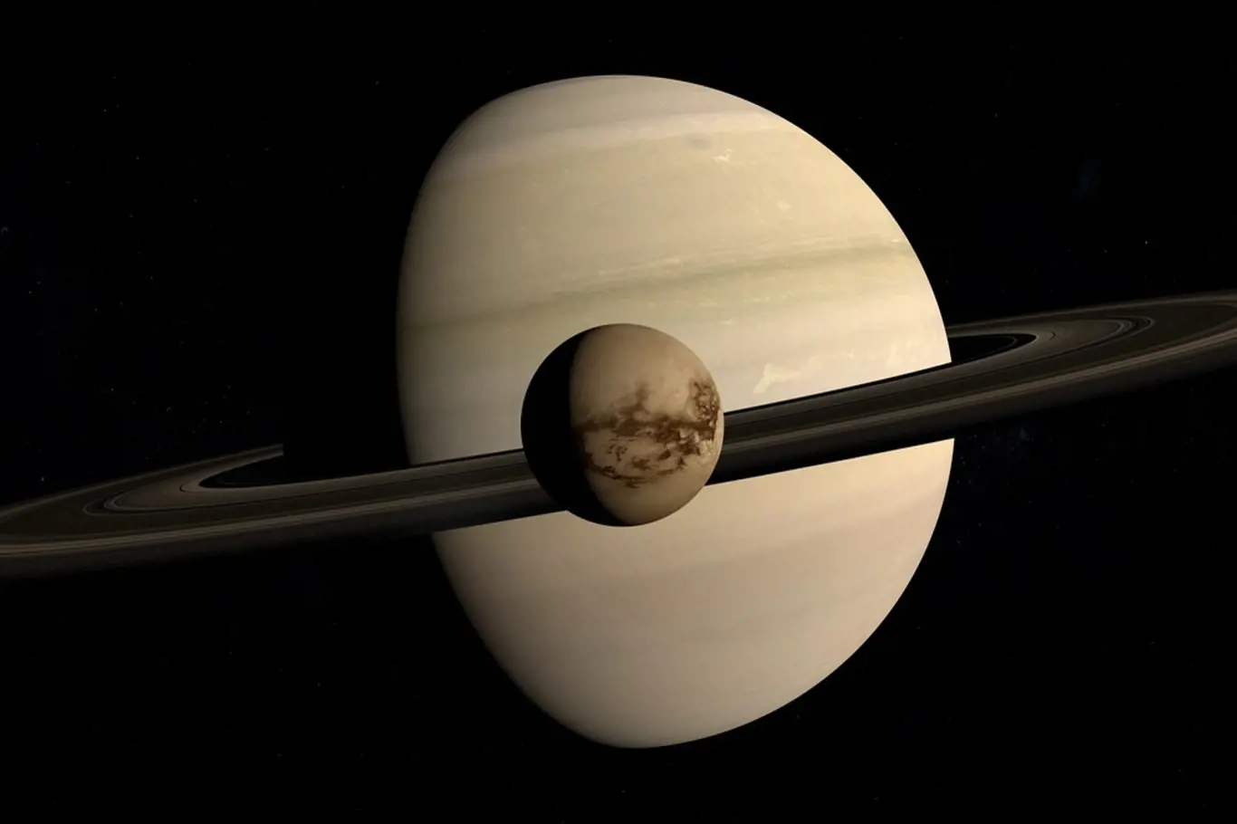 Saturnův měsíc Titan