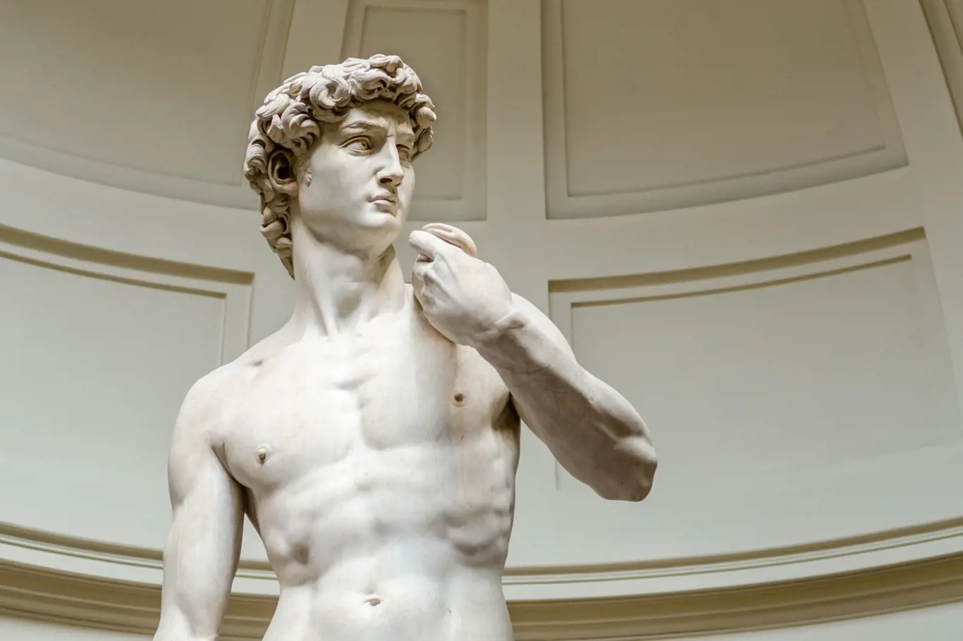 Michelangelův David, pravděpodobně nejslavnější socha historie
