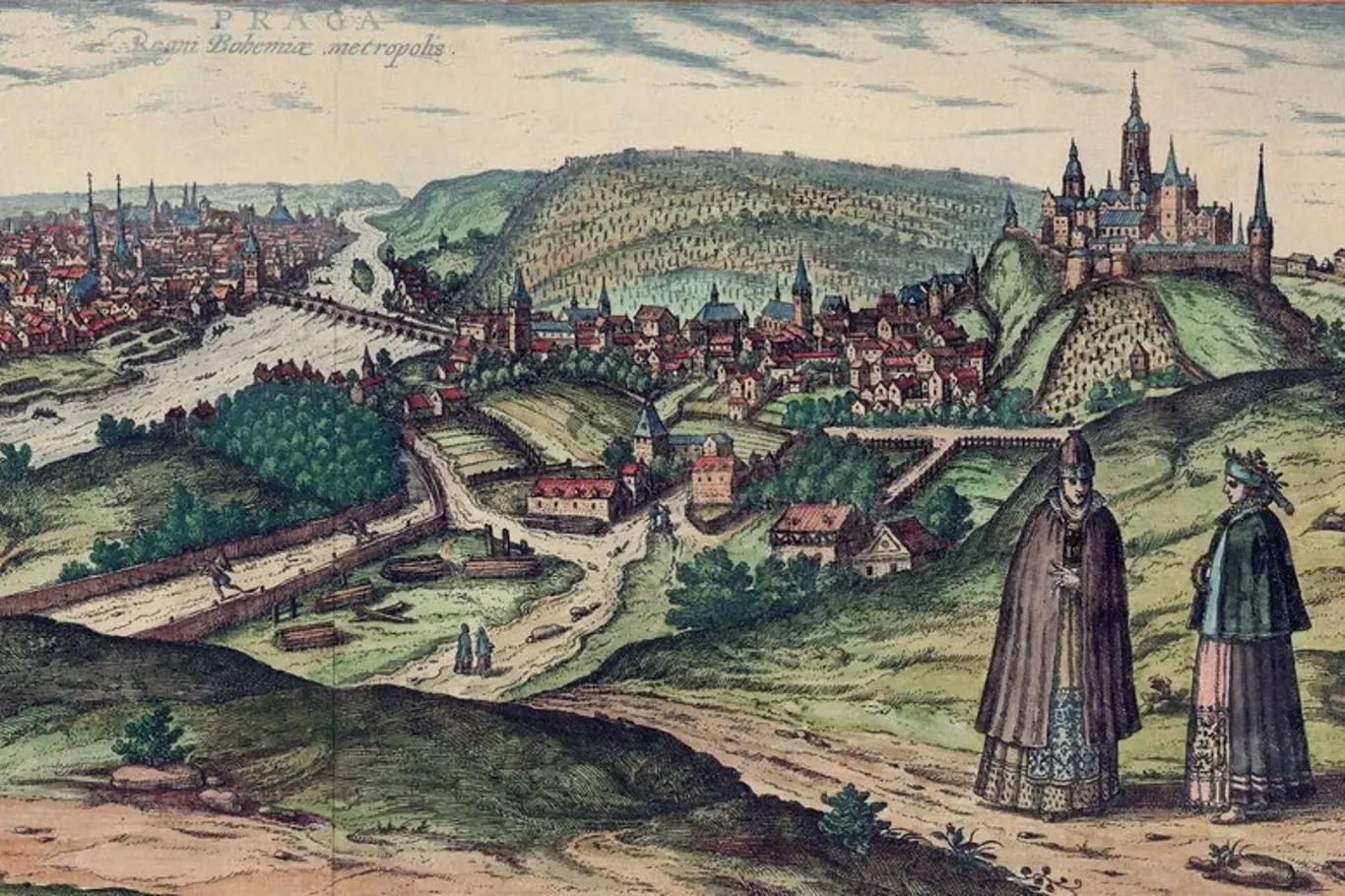 Praha v roce 1595