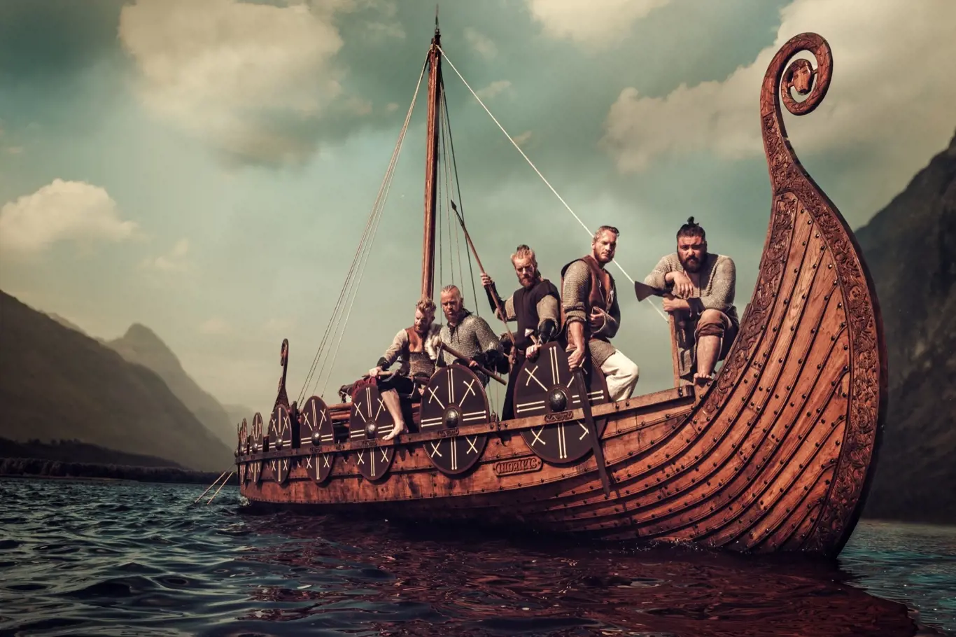 Vikingové byli skvělí mořeplavci.