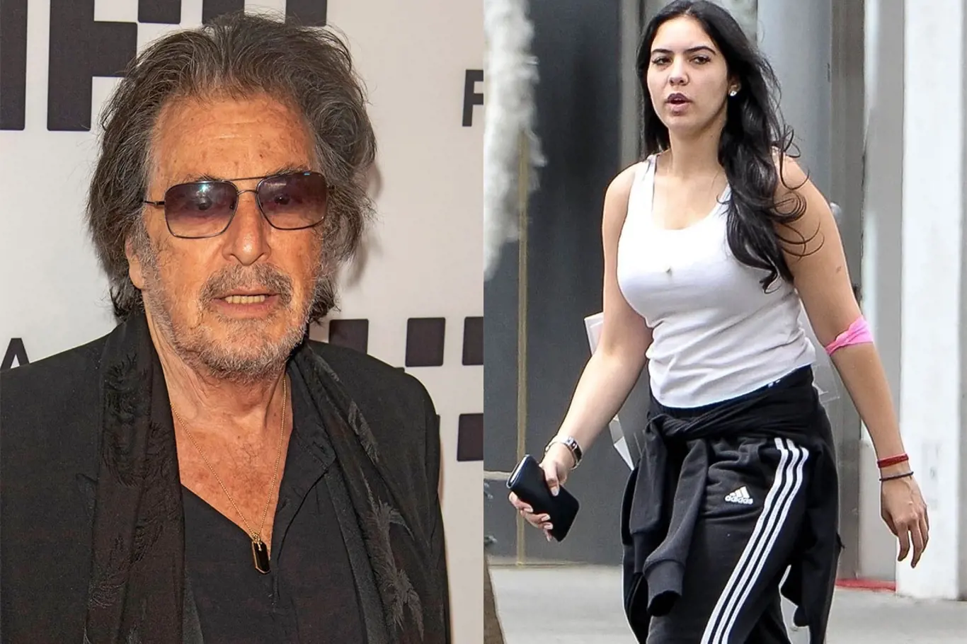 Al Pacino a matka jeho dítěte Noor Alfallahová