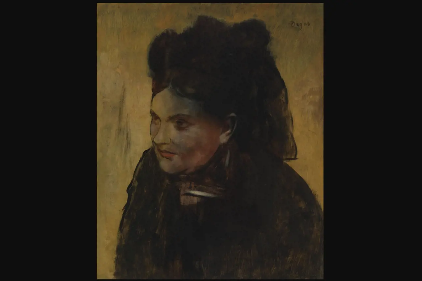 Edgar Degas - Portrét ženy