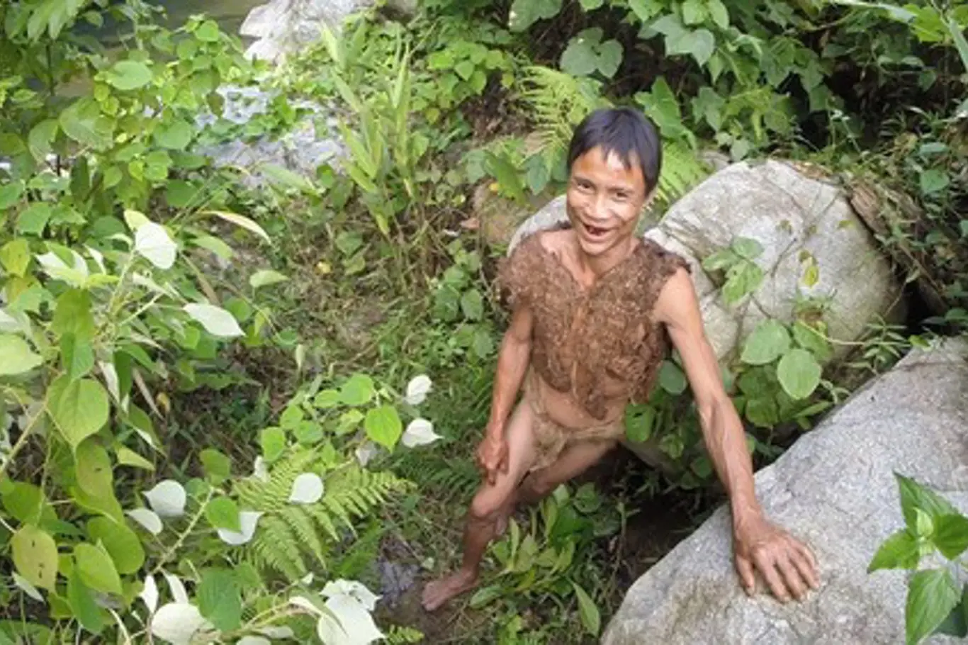 Ho Van Lang jako Tarzan, z dokumentu A. Cereza