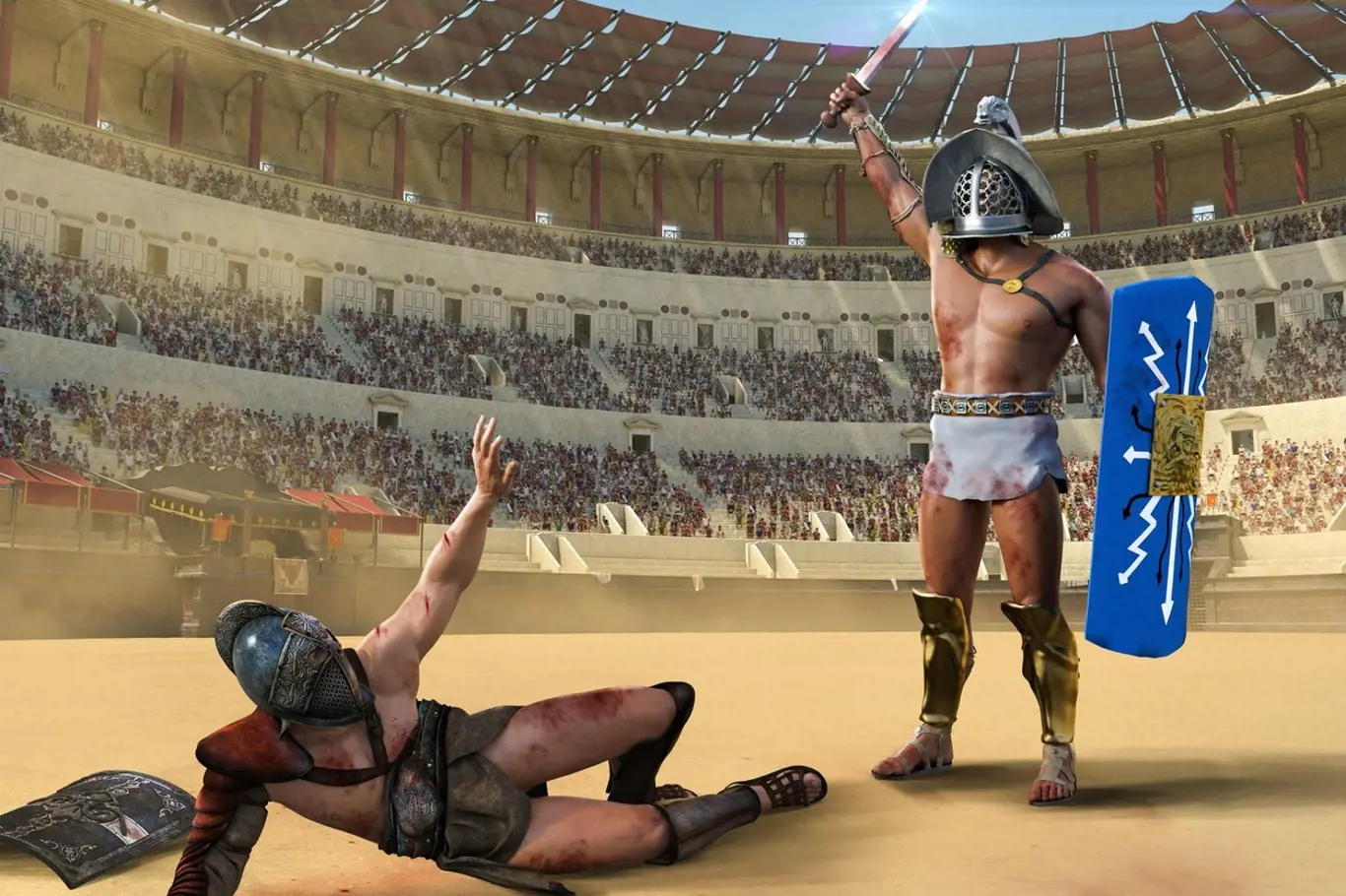 Gladiátoři v aréně