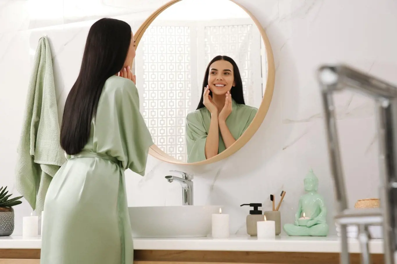 Dávkovače na tekuté mýdlo s pumpičkou můžete využít rovněž na šampon nebo kondicionér.