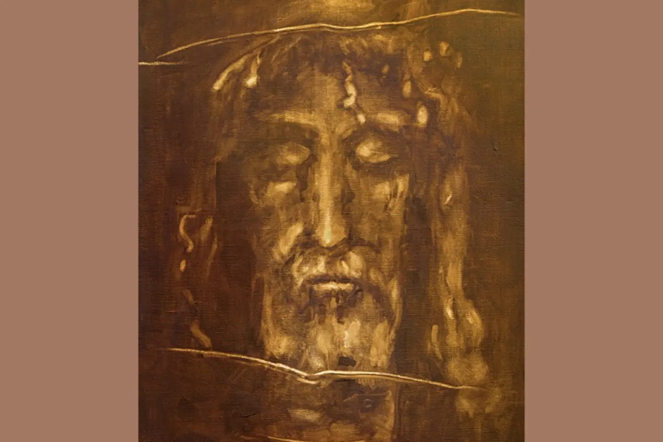 Na maďarském poli se objevila hlava Ježíše