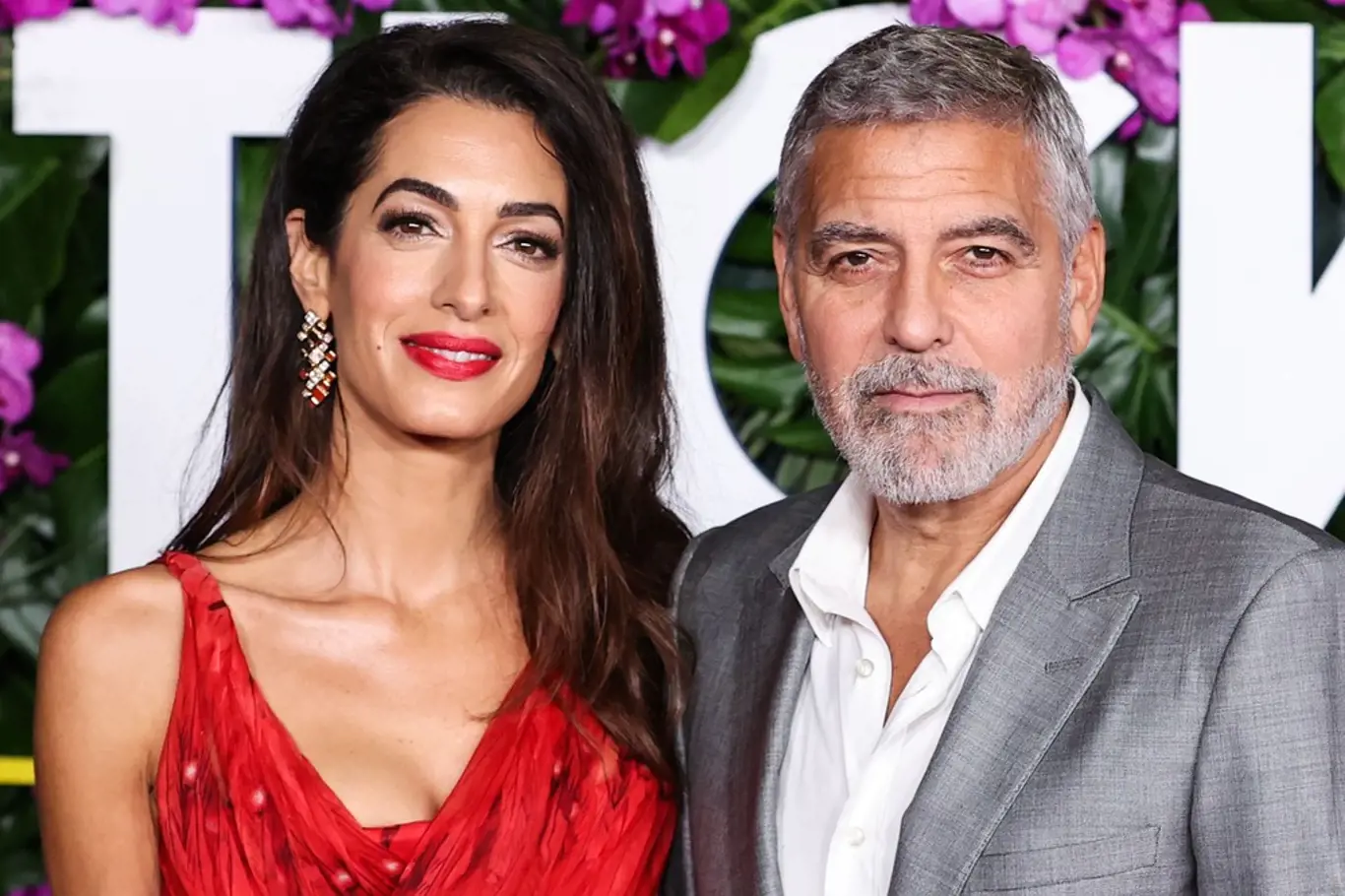 George Clooney se svou krásnou ženou Amal Clooney
