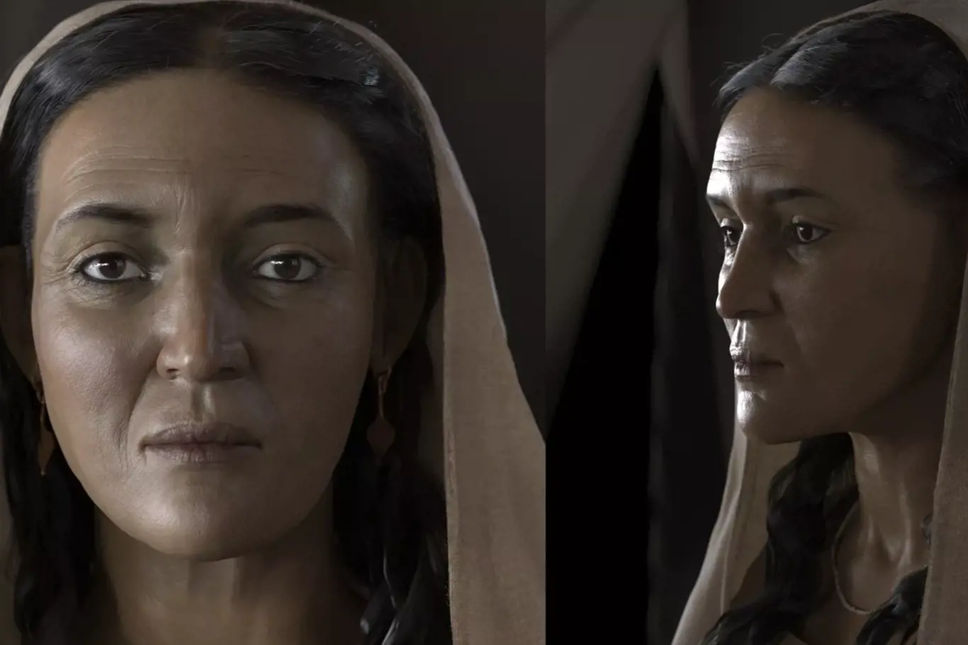 Poprvé v historii byla volně rekonstruována tvář nabatejské ženy
