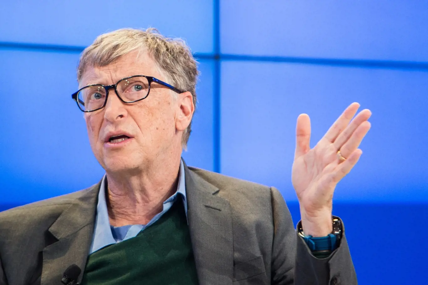 Bill Gates v Davosu