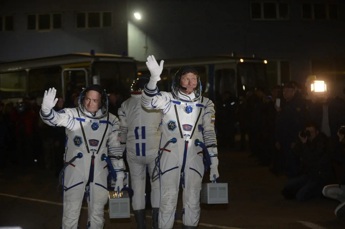 astronauté Mark a Scott Kelly