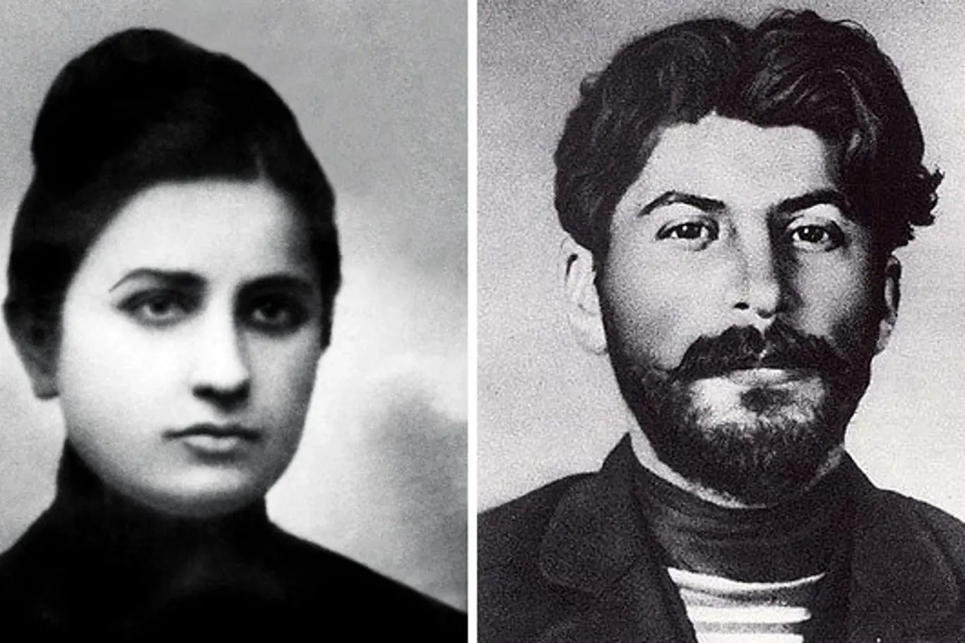 Stalin se svou první manželkou Jekatěrinou