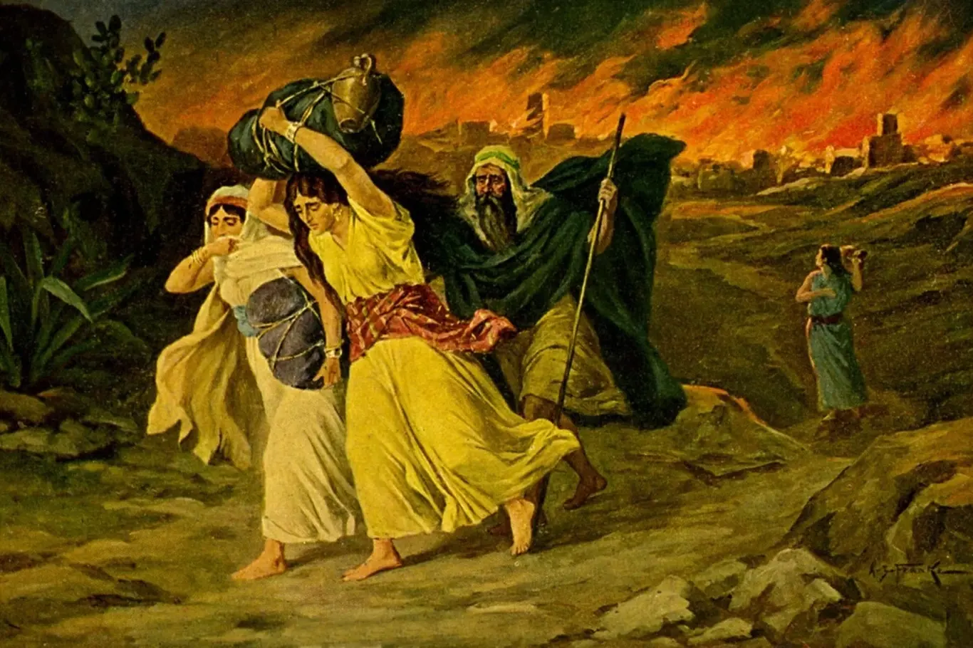 Zkázu Sodomy podle Bible přežil jen Lot se svými dcerami.