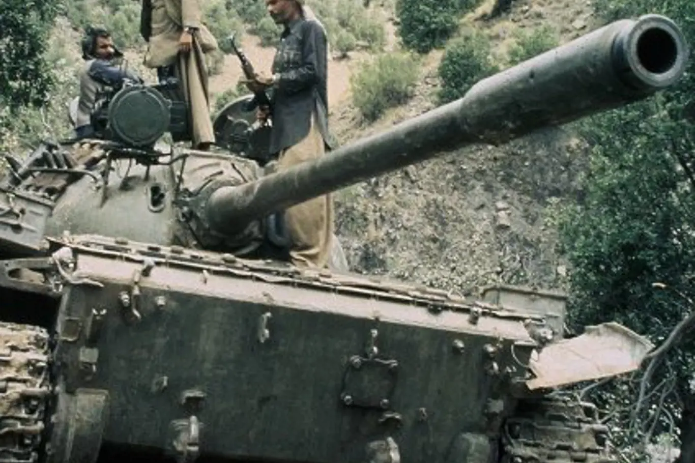 Tank Sovětské armády, Afghánistán, 1987