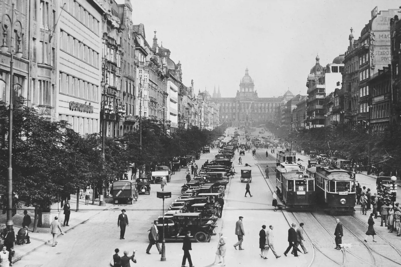 Václavské náměstí v roce 1930