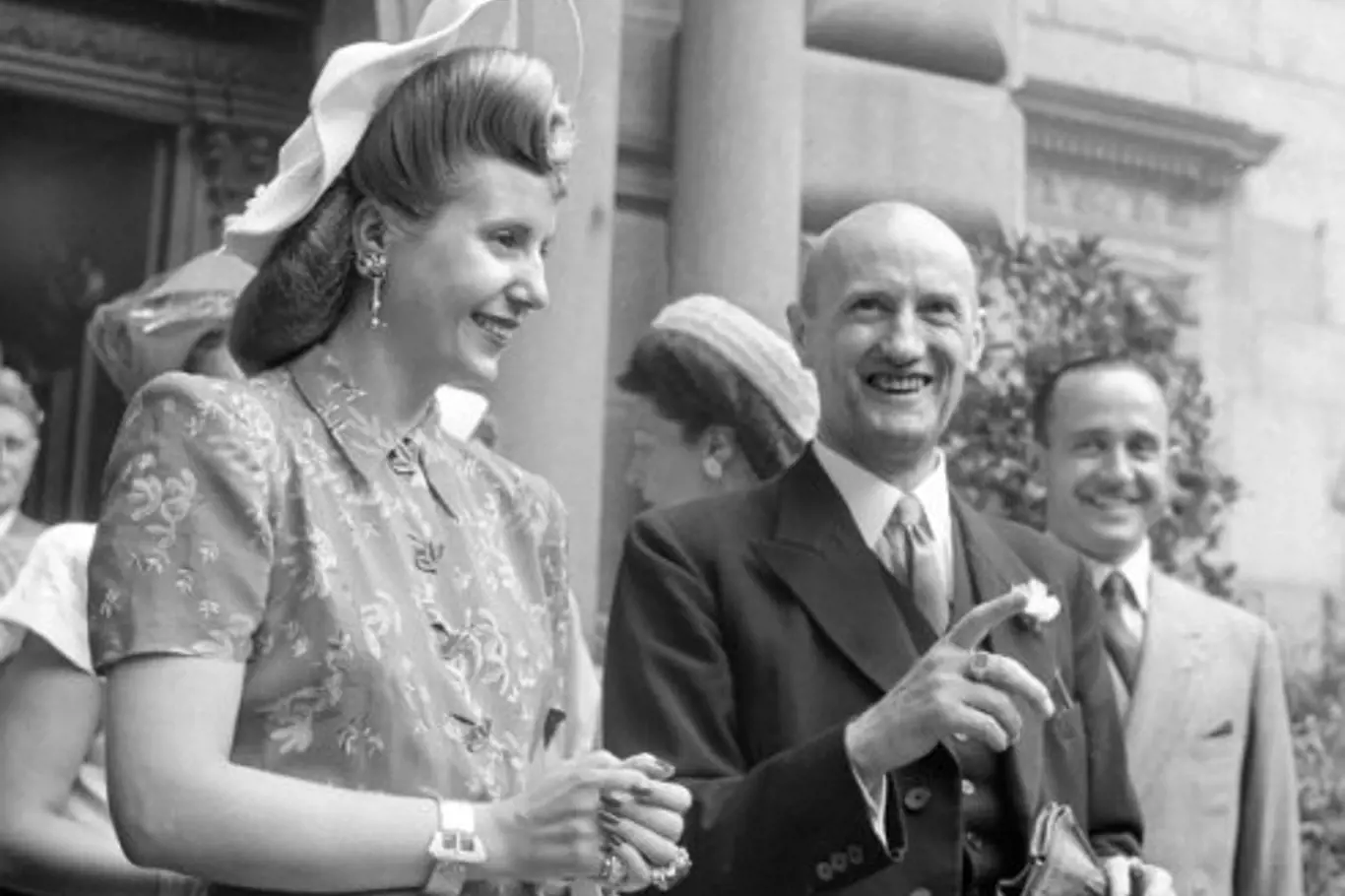 Srpen 1947. Evita Perónová navštívila švýcarský Bern