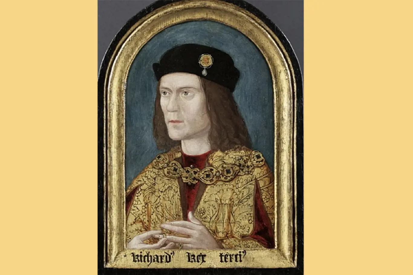 Portrét anglického krále Richarda III., namalovaný kolem roku 1520 (přibližná datace podle letokruhů na desce) podle ztraceného originálu pro rodinu Pastonů, od roku 1828 v majetku Society of Antiquaries v Londýně.