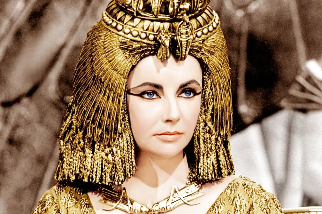 Elizabeth Taylor jako Kleopatra. Byla její sestra ještě krásnější?