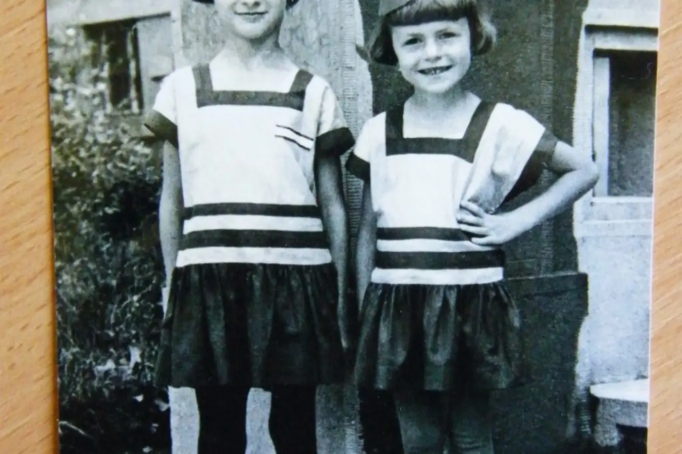 Miloslava Kalibová se svou sestrou