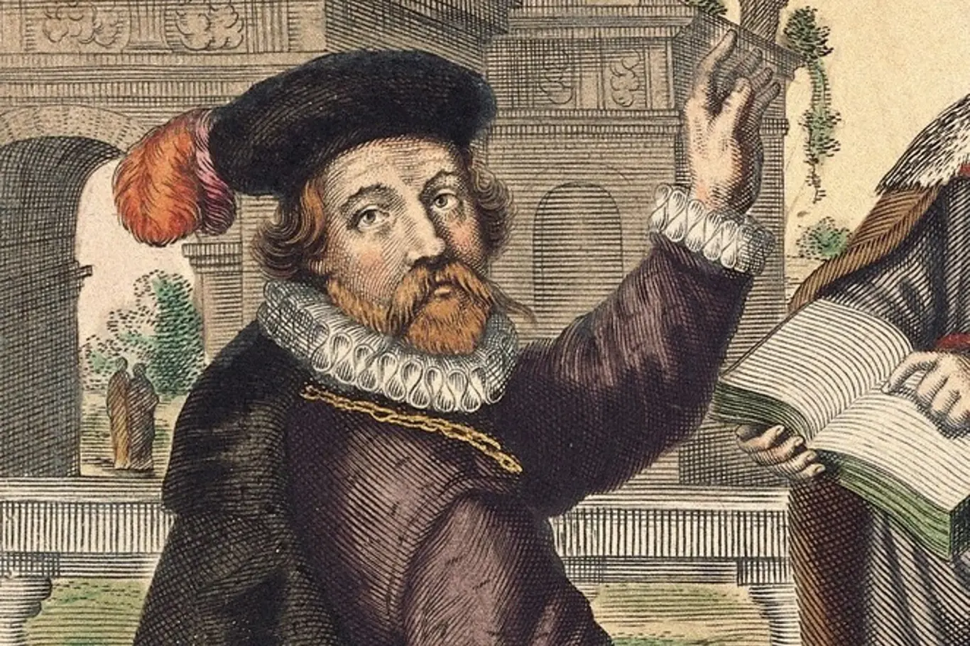 Tycho Brahe, autor: Andreas Cellarius