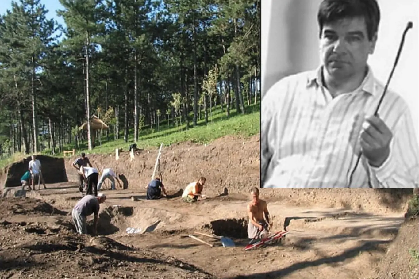 Jehla zde byla objevena v roce 2002 amatérským archeologem Šćepanem Turovićem