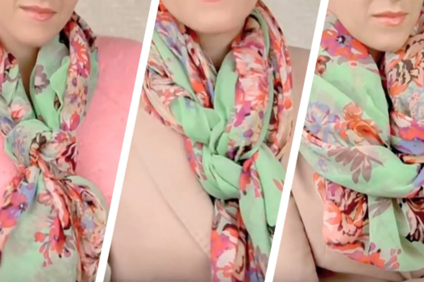 6 postupů krok za krokem, jak krásně uvázat šátek