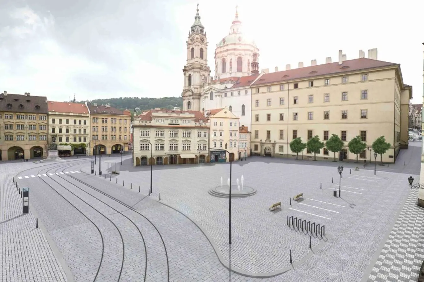 Malostranské náměstí - architektonická soutěž